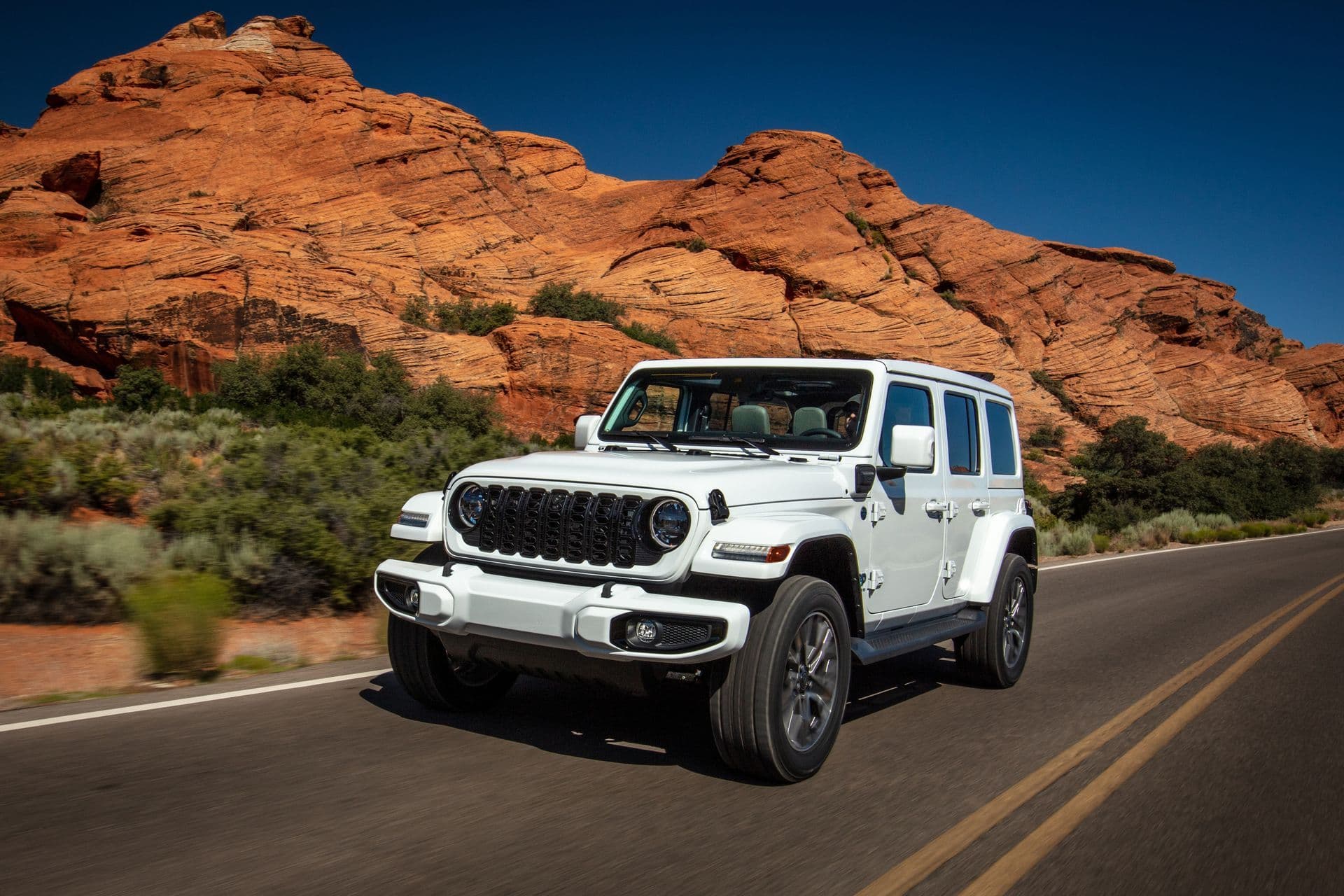 Jeep Wrangler Willys rental in Las Vegas